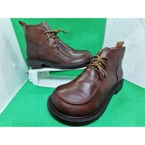 Dwarves Women's Siz 8 /39 Genuine Leather Comfor Handmade Shoe Large Toe Version